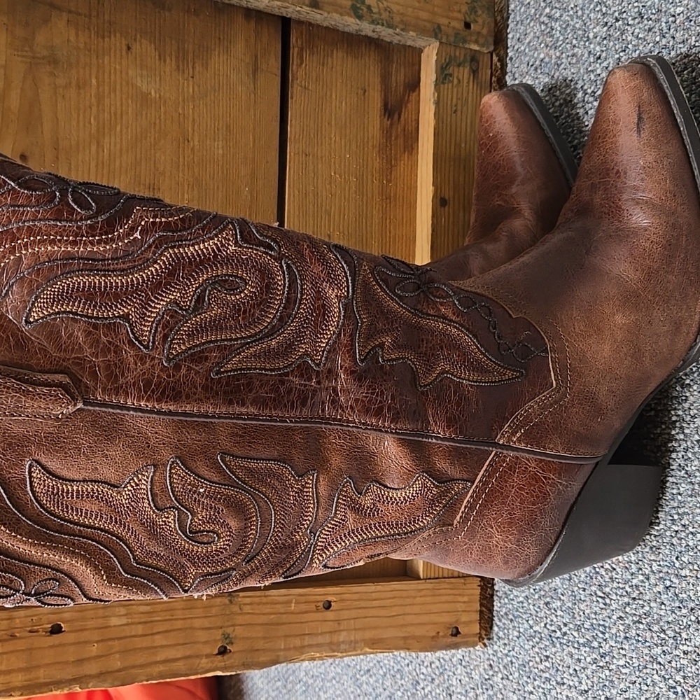 Dan Post Women's Adeline Leather Boot DP4331 Size: 8.5